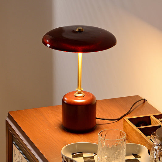 Study Bedroom Bedside Lamp Brass Glass Lamp