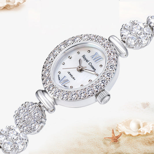 Montre Bracelet Quartz Pleine Étoile Diamant Montre Femme