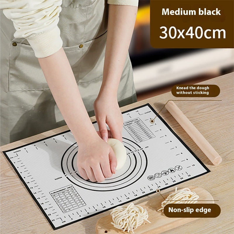 Dough Kneading Household Rolling Cloth Non-slip Non-stick Silicone Mat