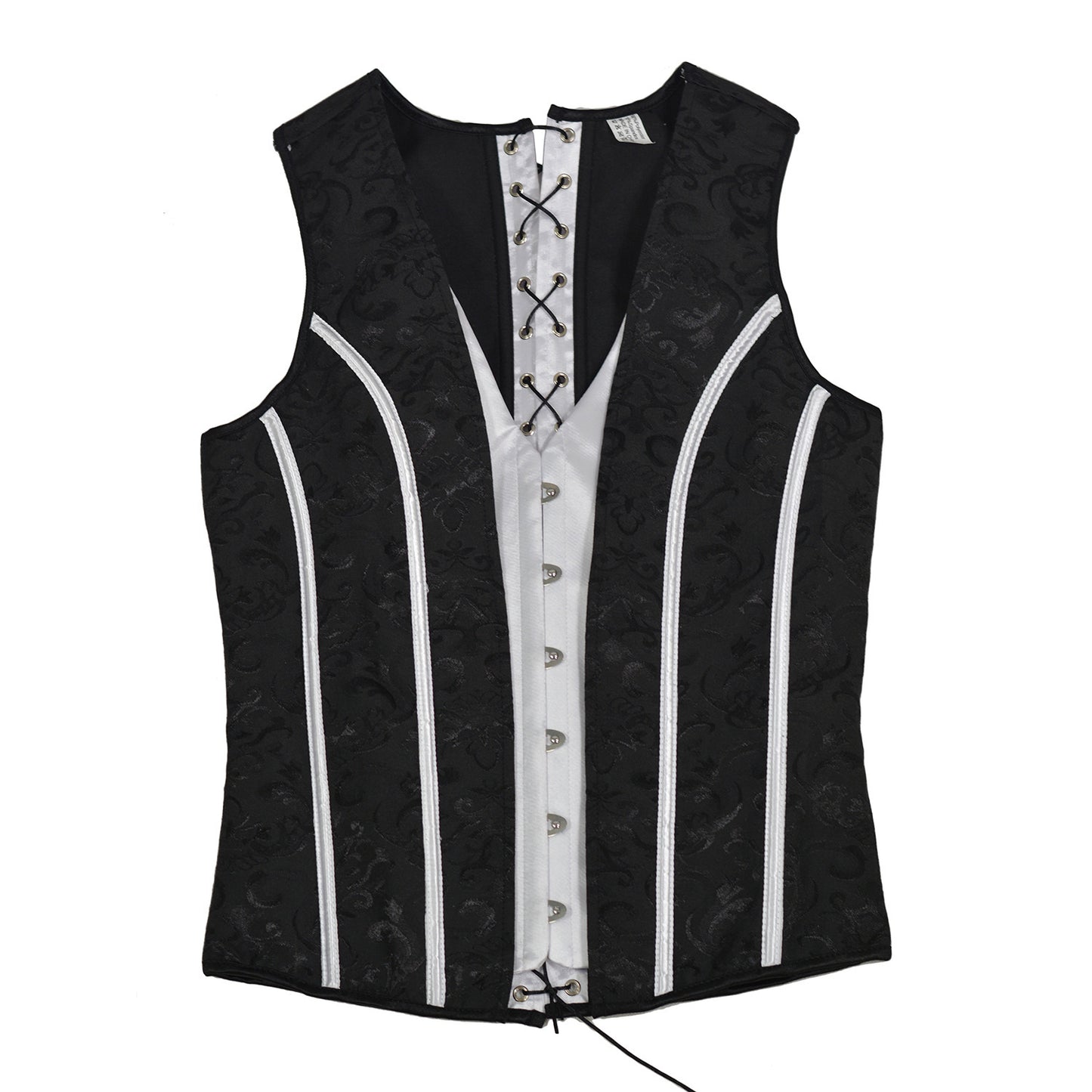 Classic Black Jacquard High-end Vest Belly Contracting Men's Body Shapers