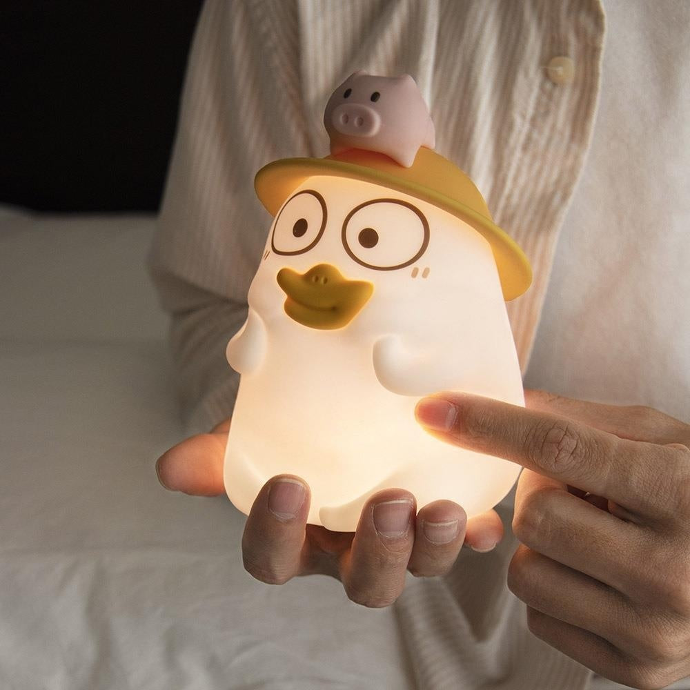 Duckyo Charging Bedroom Decoration Racket Small Night Lamp