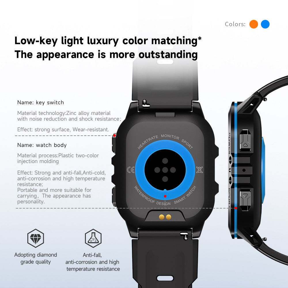 C26 Reloj inteligente Deportes impermeables al aire libre Reloj Bluetooth Oxígeno en sangre