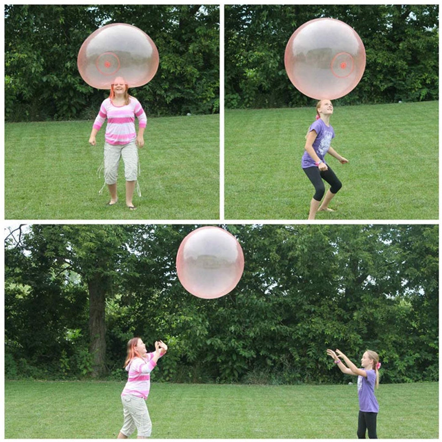 Bola inflable grande juguete para niños bola elástica Bola De Agua bola de burbuja bola inflable