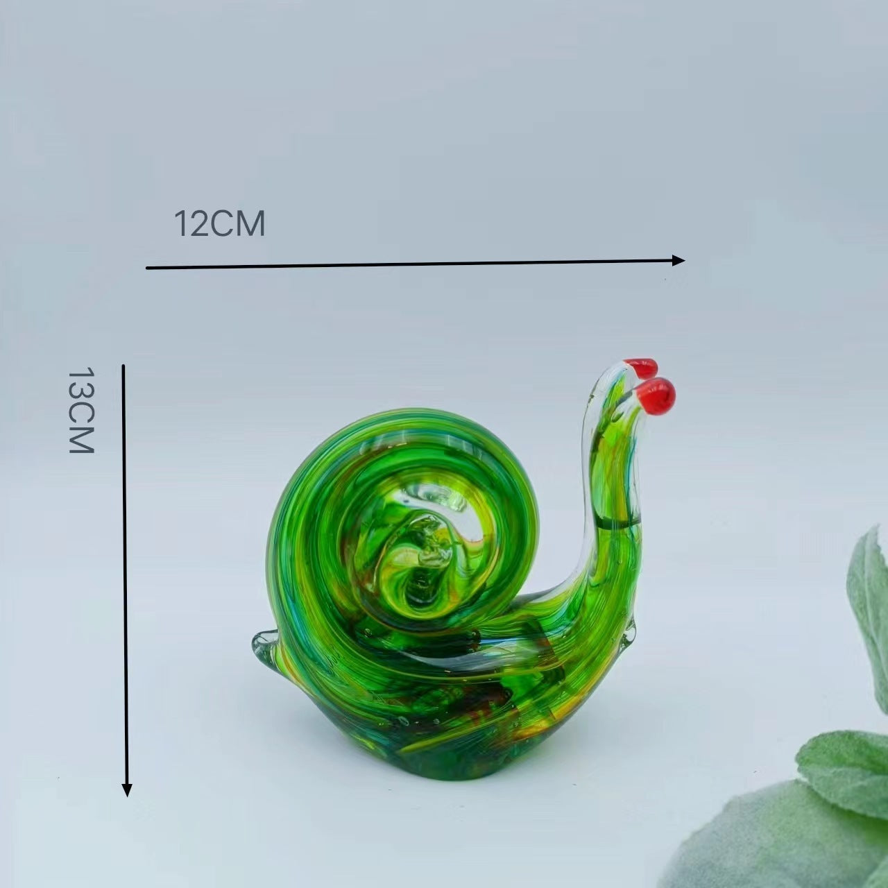 Creative Glass Animal Snail Home Decoration