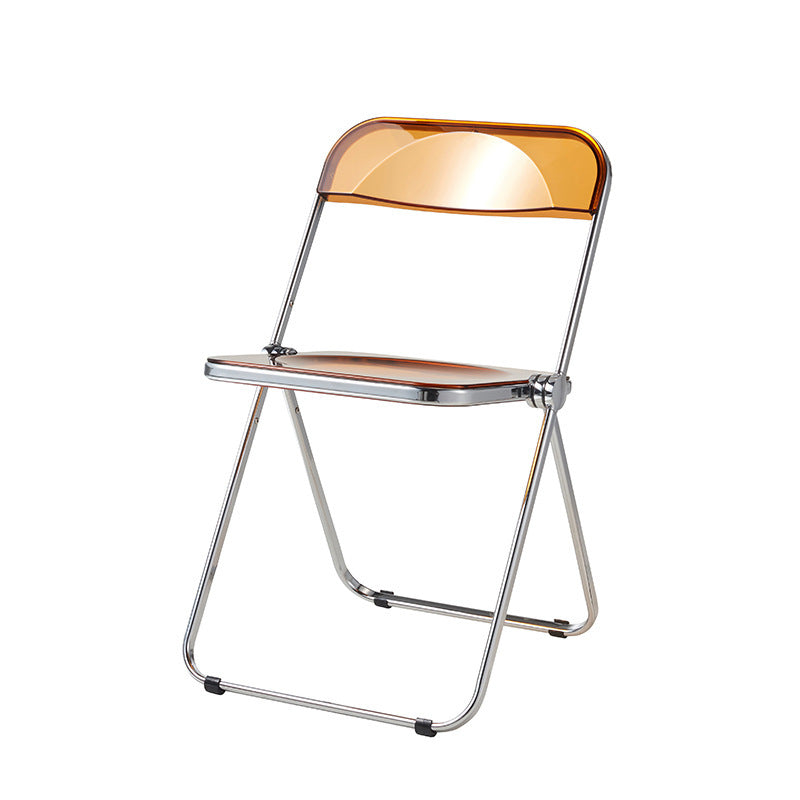 Acrylic Fashion Photo Clothing Store Cafe Folding Chair