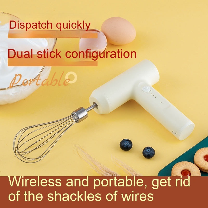 Wireless Mini Cream Blender Handheld Electric Whisk Household