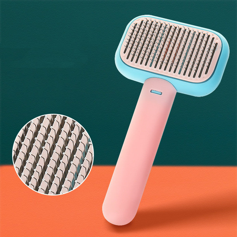 Brosse à cheveux pour animaux de compagnie, chat, chien, peigne de Massage, brosse à nœud ouvert, outil de nettoyage de toilettage, peigne en acier inoxydable, nouvelle collection