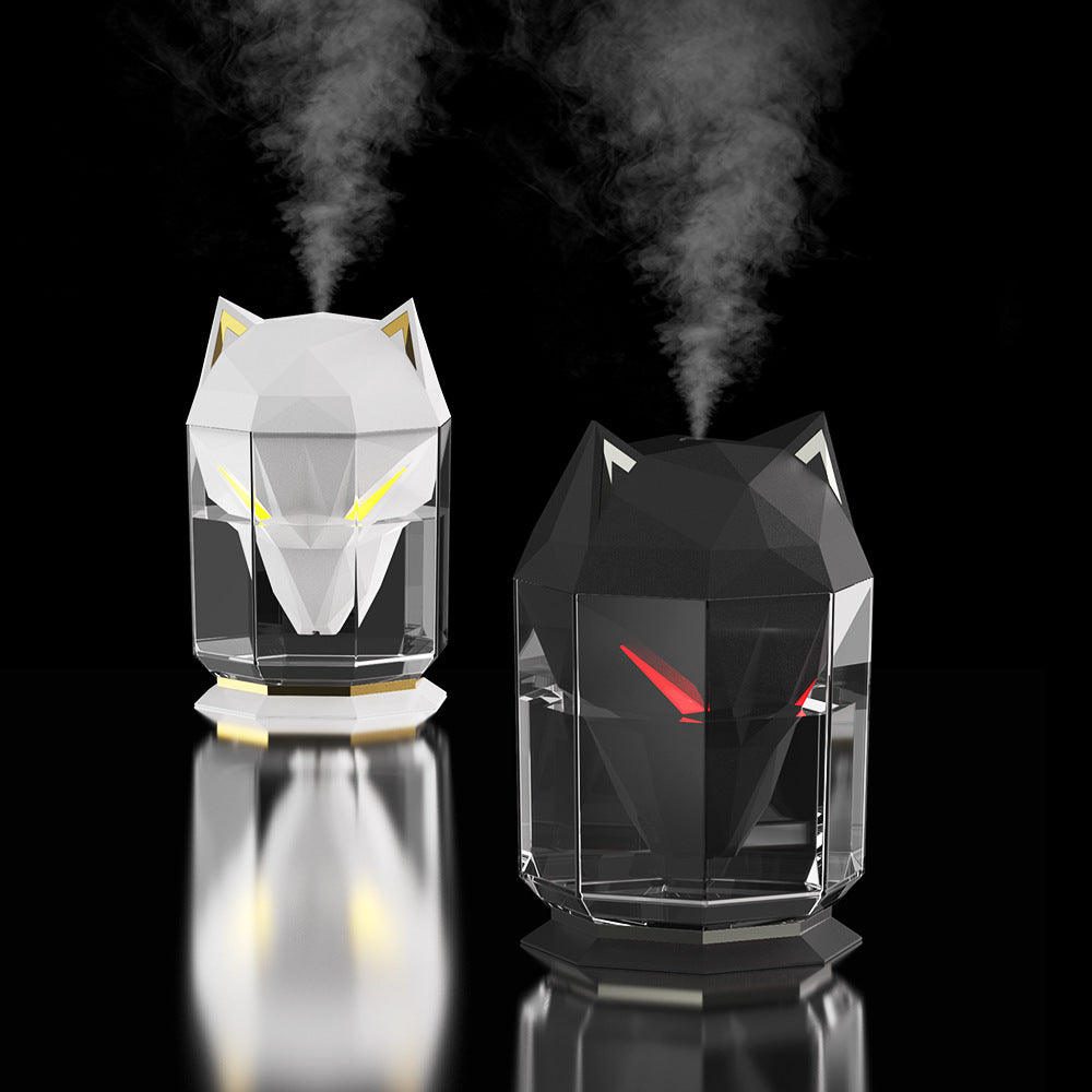 War Wolf – humidificateur d'air ultrasonique, diffuseur d'air, lumières colorées, humidificateur d'air Nano Spray, fournitures de bureau pour la maison