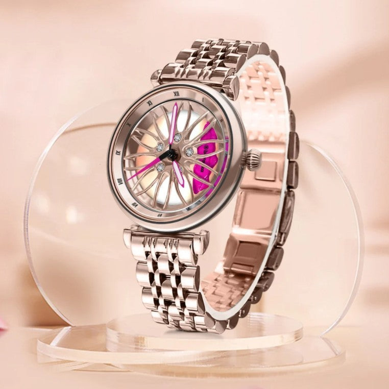 Montre à quartz étanche pour femme