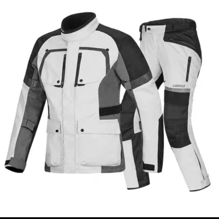 Ropa de moto de cuatro estaciones cálida e impermeable