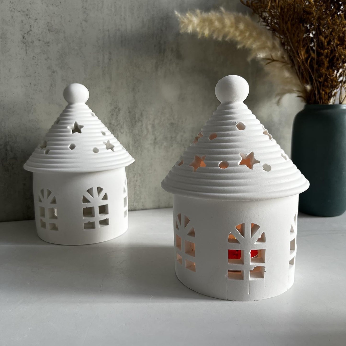 Yurt House Silicone Mold Starry Sky House Plaster Decoration Mold Home Decoration Mold