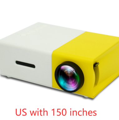 Proyector portátil 3D Hd Led cine en casa cine compatible con HDMI proyector de Audio Usb Yg300 Mini proyector