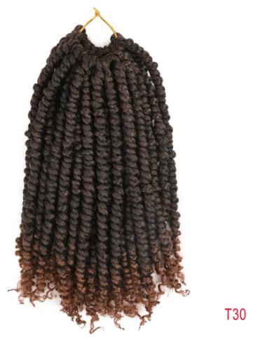 TOMO pré-torsadé Passion Twist Crochet africain sale tresses Crochet cheveux