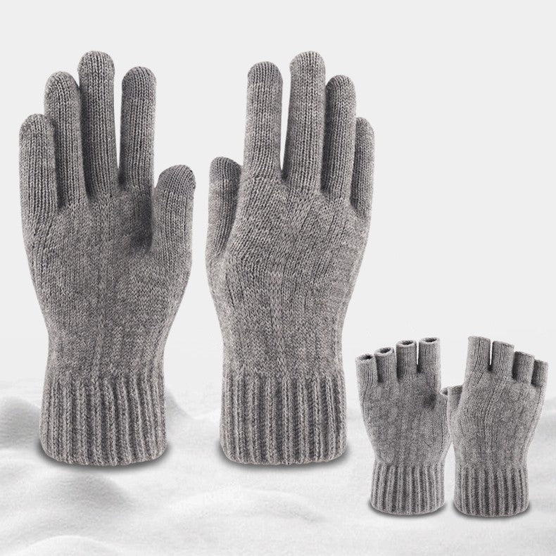 Gants d'hiver pour écran tactile, doigts chauds pour hommes