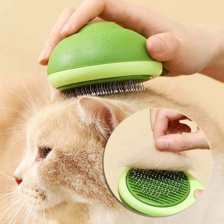 Brosse de nettoyage en forme d'avocat pour chat, outil de toilettage pour chien, peignes pour animaux de compagnie, aiguille en acier inoxydable, soins de nettoyage pour animaux de compagnie