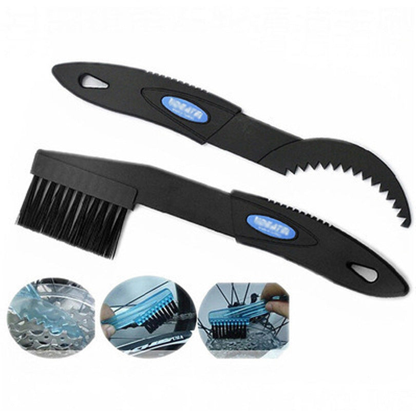 Bicycle Cleaning Tool Set Large Bristle Scrub Chain Cleaner Small Brush