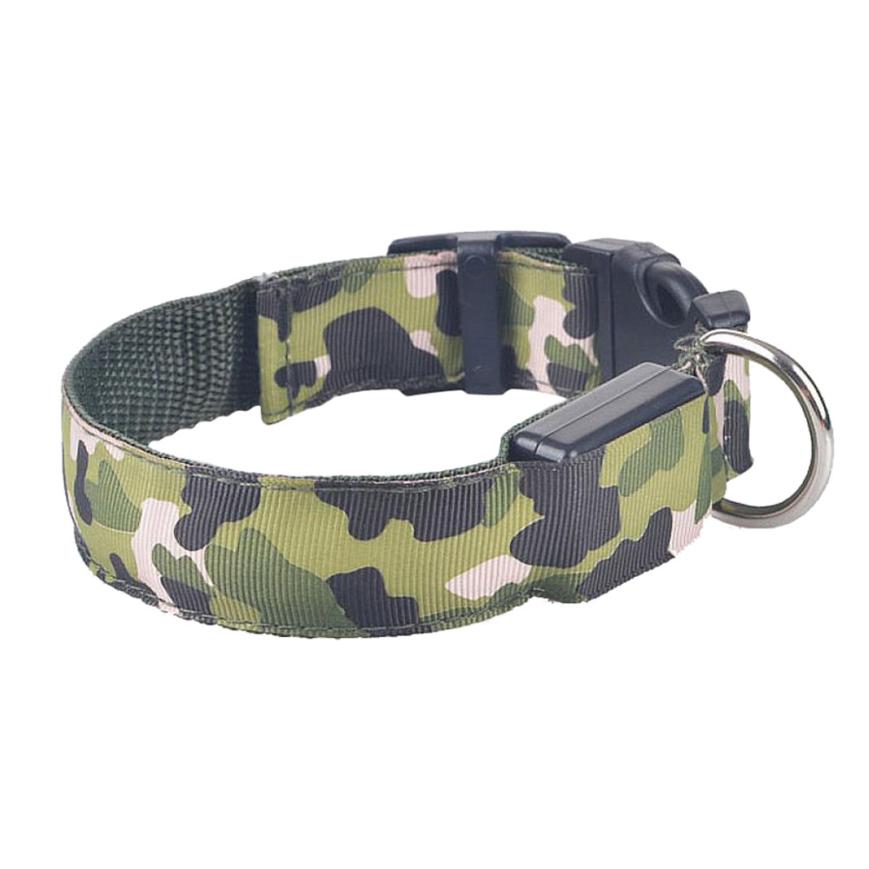 Collier de chien lumineux, fournitures pour animaux de compagnie, Camouflage