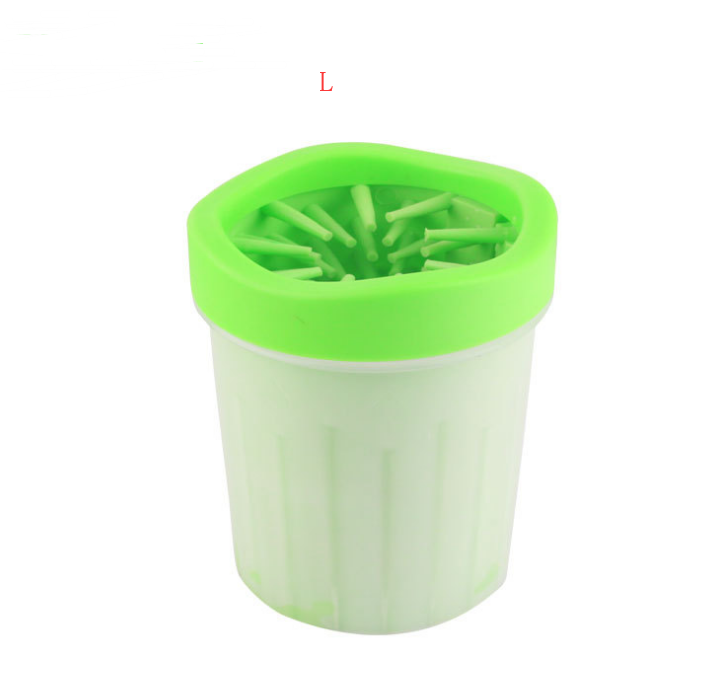 Tasse de rondelle de patte de chien en silicone