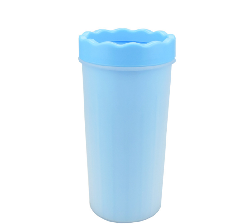 Tasse de rondelle de patte de chien en silicone