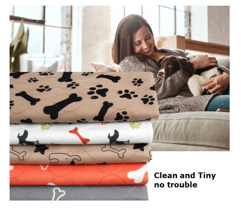 Almohadilla absorbente impermeable para mascotas de tres capas