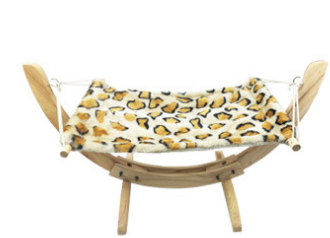 Hamac pour chat, lit en bois, fournitures pour animaux de compagnie