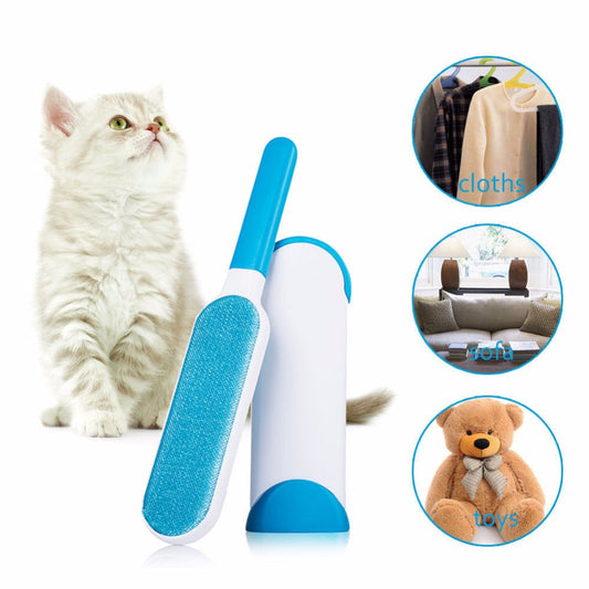 Peigne d'épilation pour chien et chat, brosse à cheveux collante pour canapé