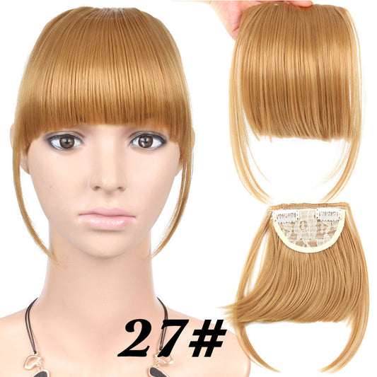 Chemical Fiber Wig Female Seamless Air Bangs