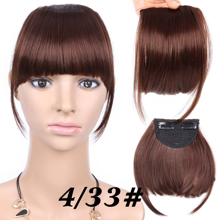 Chemical Fiber Wig Female Seamless Air Bangs