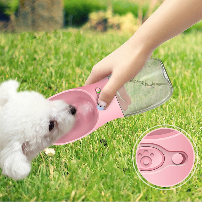 Taza de agua para mascotas Botella de agua portátil al aire libre