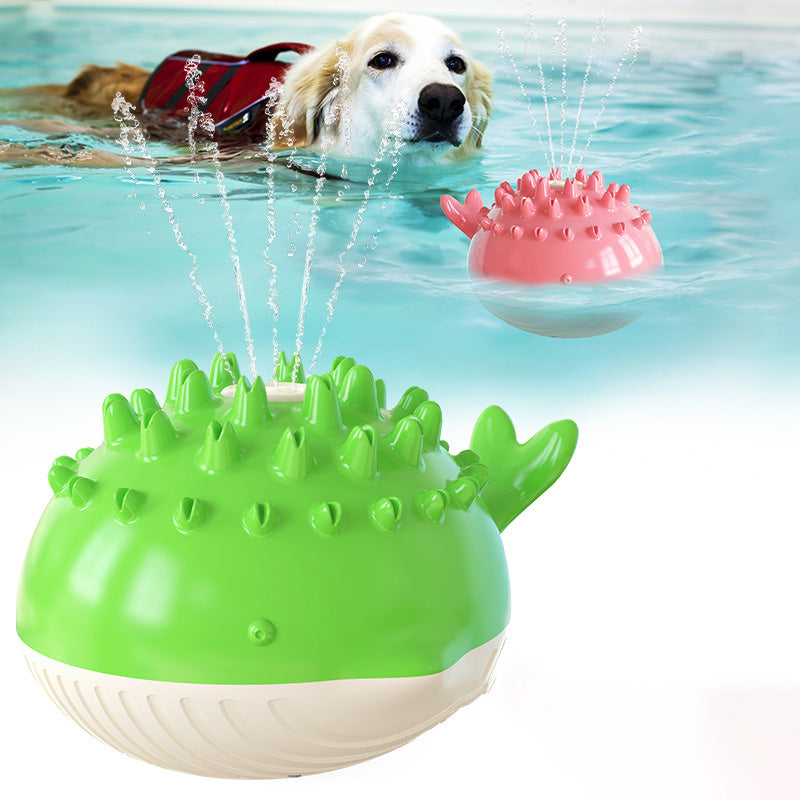 Fournitures pour animaux de compagnie, usine Amazon, eau chaude d'été flottante, natation, pulvérisation d'eau de bain pour animaux de compagnie, jouet pour chien