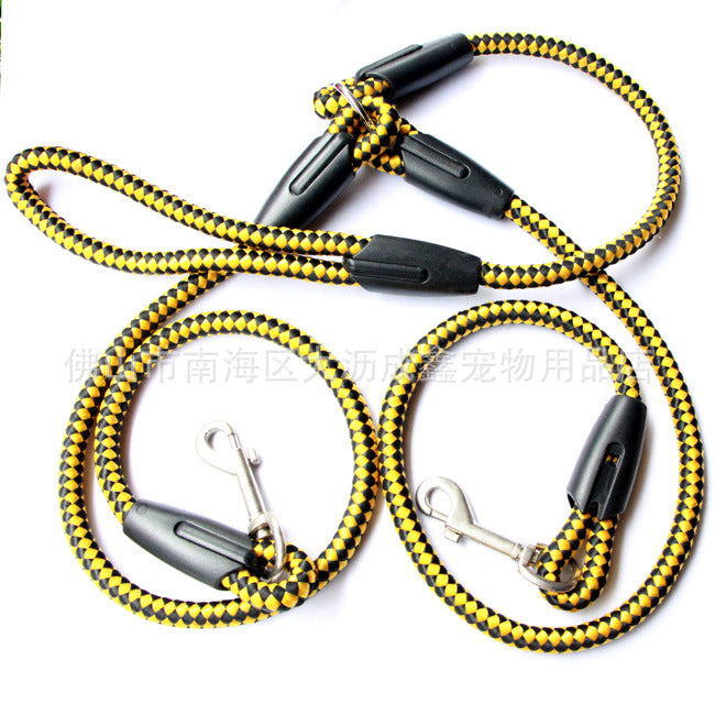 Corde de Traction à Double extrémité pour promener le chien, corde de Traction à Double extrémité un Plus deux collier de laisse, fournitures pour animaux de compagnie, collier pour chien