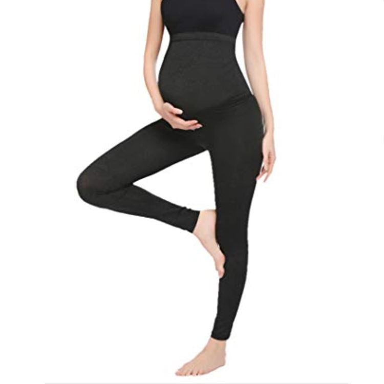 Pantalon de maternité de yoga moulant pour femme