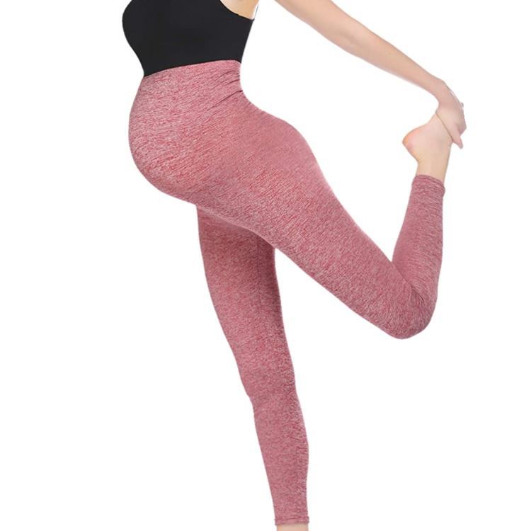 Pantalon de maternité de yoga moulant pour femme