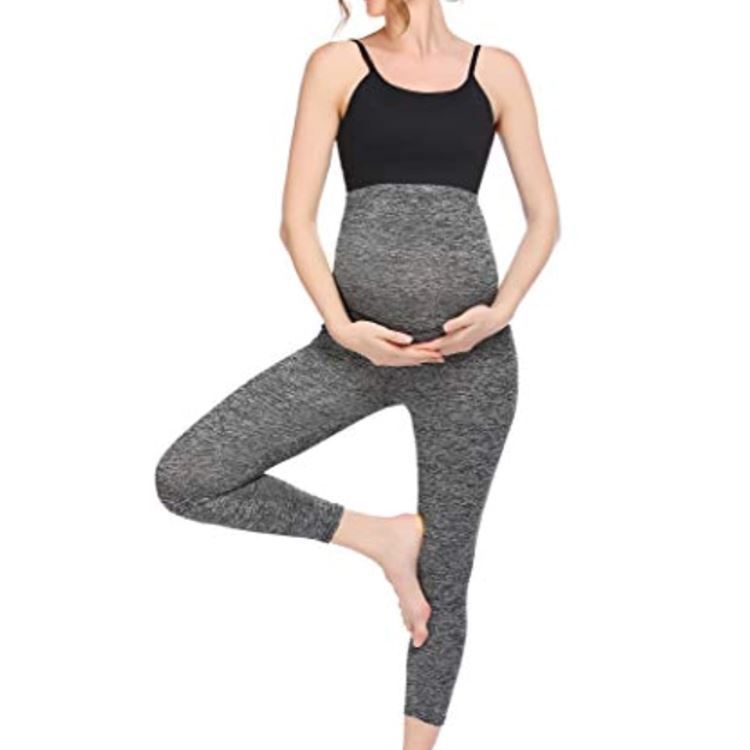 Pantalones de maternidad de yoga ajustados para mujer