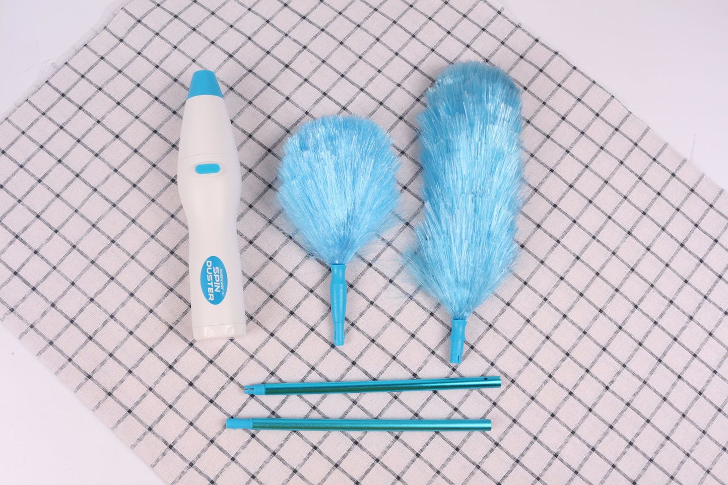 2021 New Electrinic Hair Brush Spin Electric Hand Duster Motorized Dust Baguette Eliminates Dust House Clean Brush