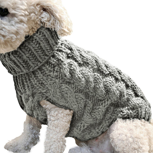 New Pet Sweater Dog Clothes Pet Supplier Winter Warm Clothing