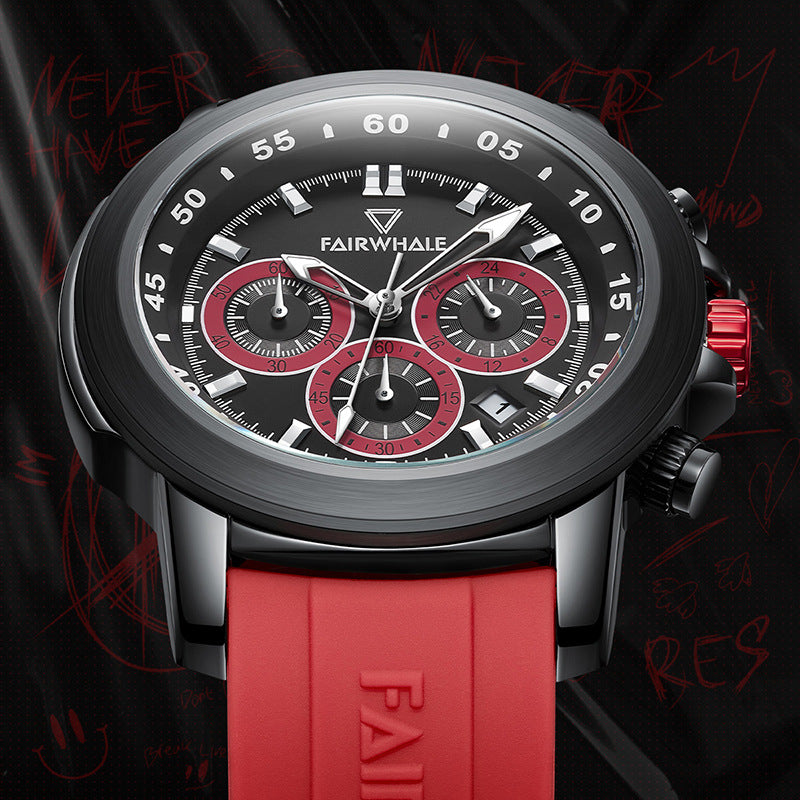 Montre Daytona multifonctionnelle à trois yeux et six aiguilles