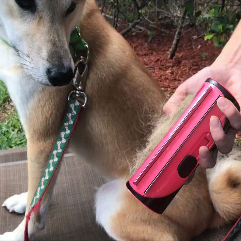 Peine de pelo para perros, rodillo de pelusa, cepillo de limpieza para perros, gatos y cachorros, limpiador de alfombras para sofá, cepillos, suministros para mascotas, peine