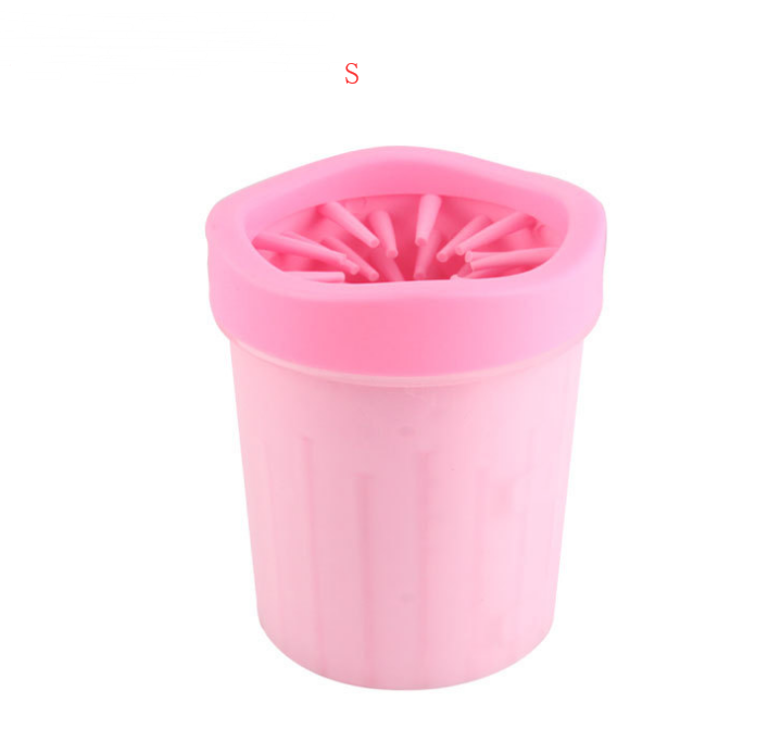 Tasse de rondelle de patte de chien en silicone