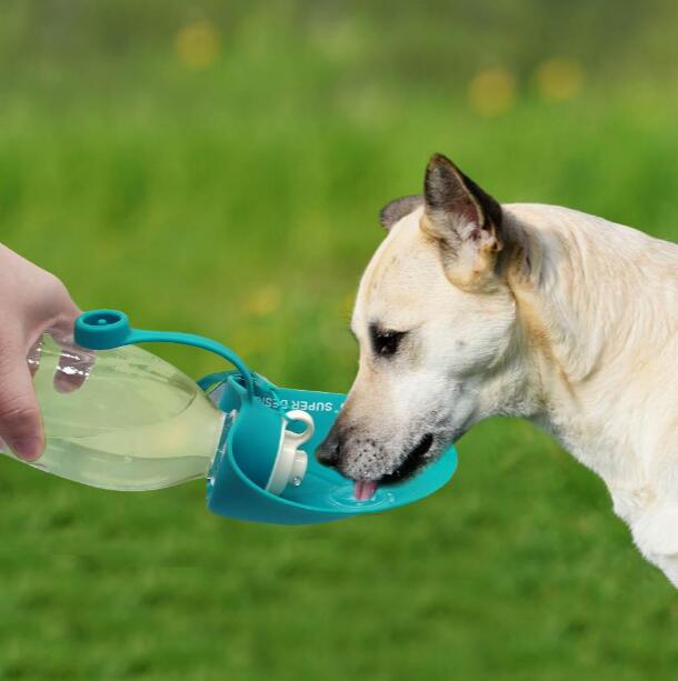 Taza para beber portátil para mascotas, botella de agua para perros