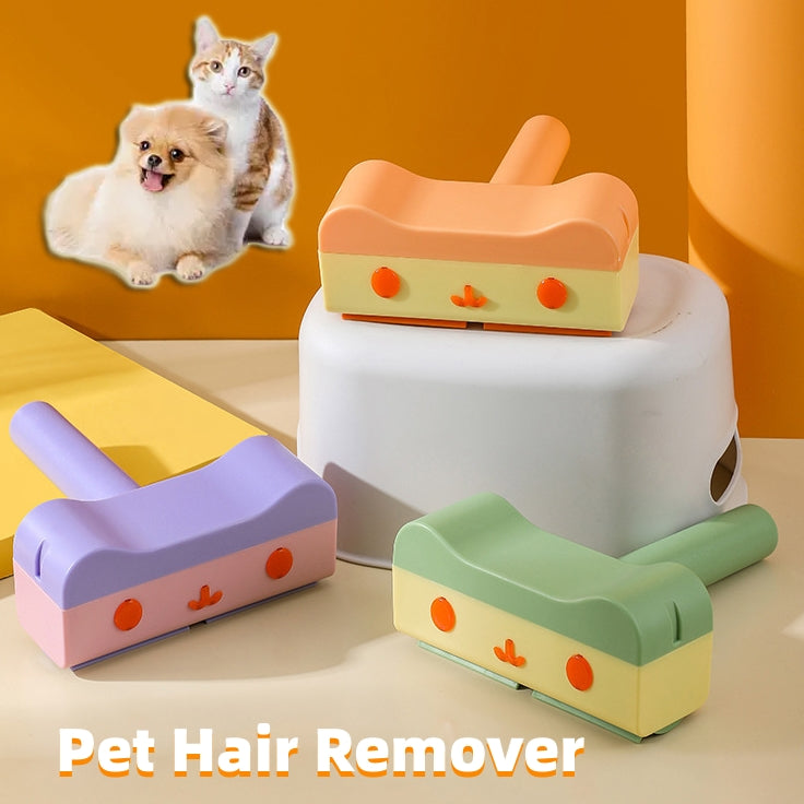 Rouleau dissolvant de poils d'animaux, brosse à peluches, peigne à 2 voies pour chien et chat, outil de nettoyage pratique, Base de brosse en fourrure de chien et de chat, meubles de maison, canapé