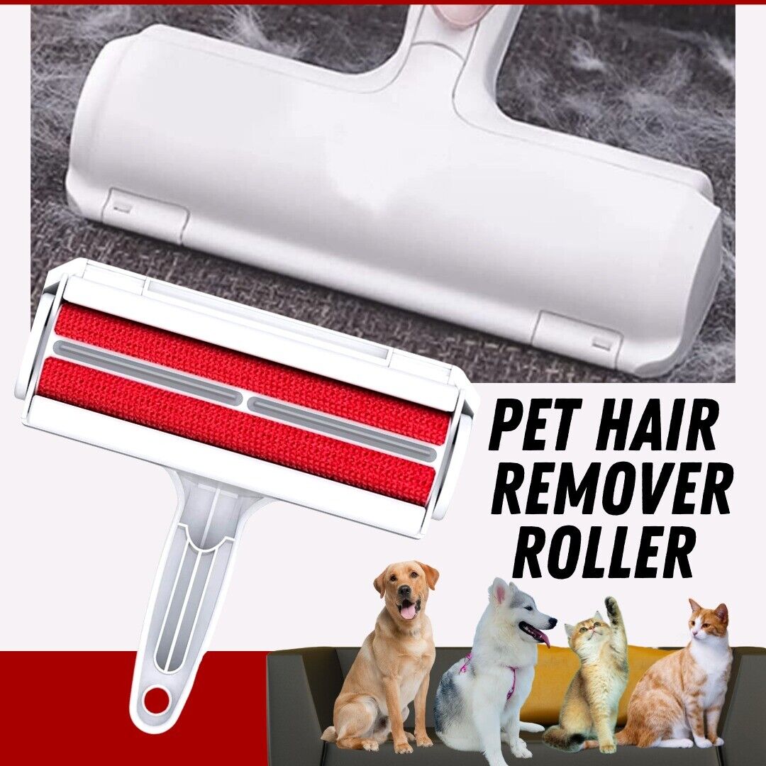 Removedor de pelusas de pelo reutilizable para mascotas, rodillo de pelo para perros y gatos, cepillo de limpieza, ropa para sofá