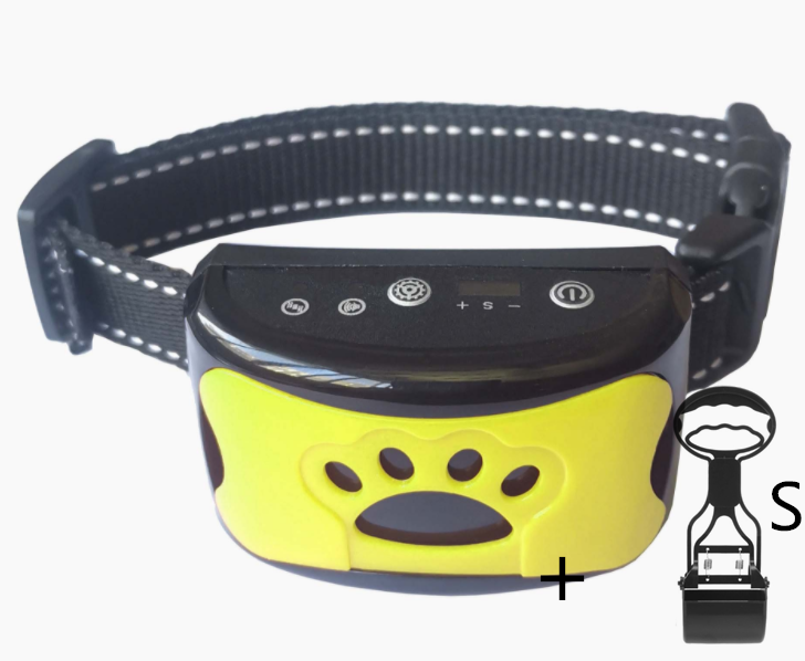 Collier d'entraînement pour chien, étanche, électrique, télécommande pour animaux de compagnie, Rechargeable, anti-aboiement, avec son de Vibration et de choc