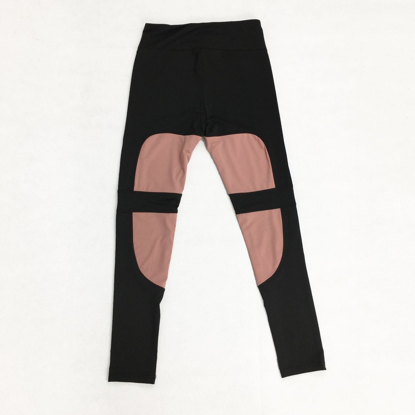 Pantalon de yoga femme avec empiècement en mesh