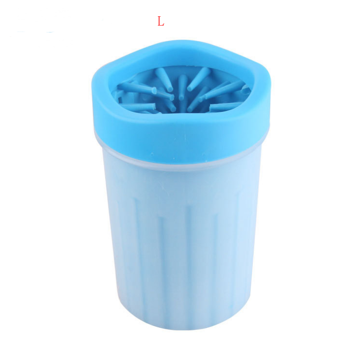 Tasse de rondelle de patte de chien en silicone