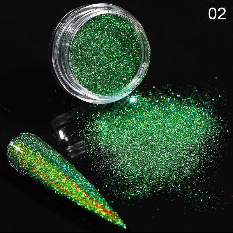 Aurora Magic Nail Powder Nail Paillettes