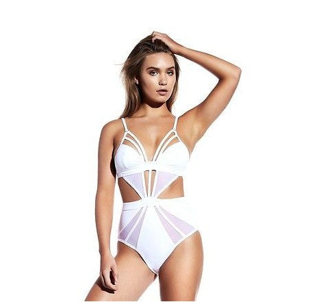 Maillot de bain une pièce sans manches, Sexy, ajouré, Monokini, Push Up, transparent, vêtements de plage, été, maillot de bain Bikini, S-XL 