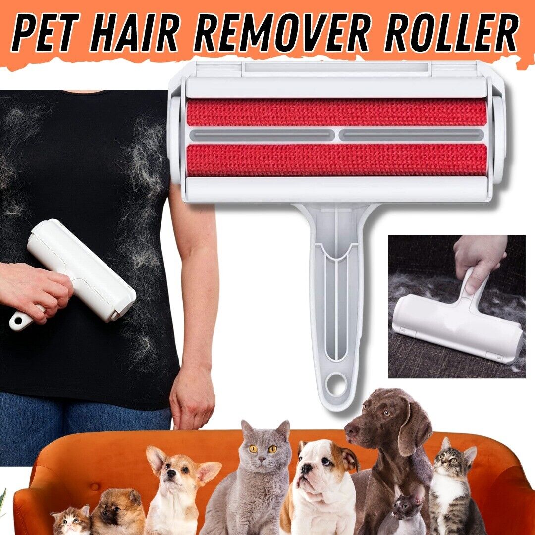 Dissolvant de peluches de poils d'animaux réutilisables, rouleau de poils de chien et de chat, brosse de nettoyage, vêtements de canapé