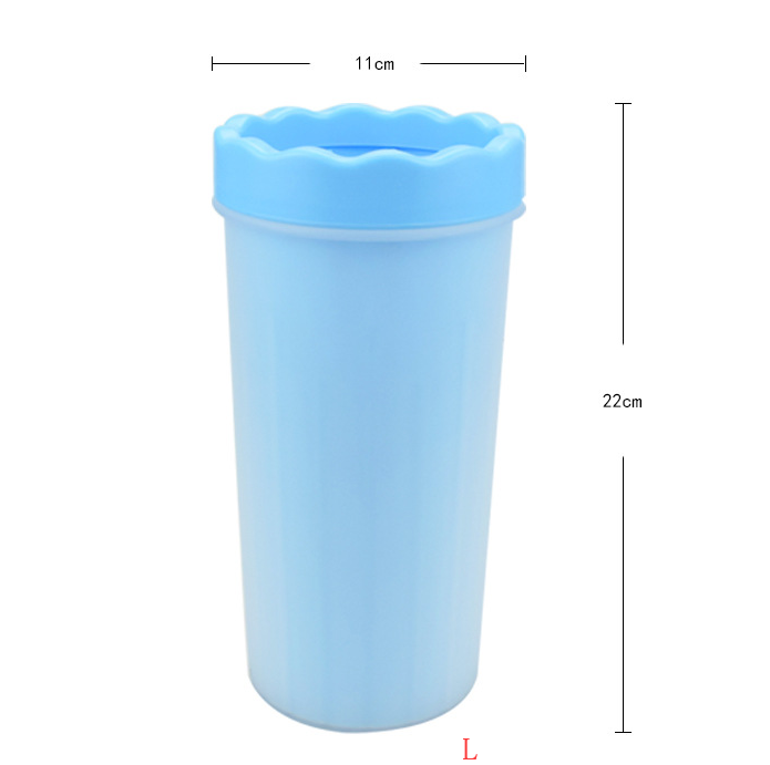 Tasse de rondelle de patte de chien en silicone