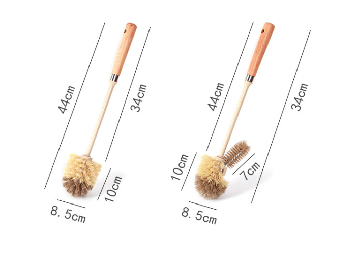 Poignée de ménage en bois brosse de toilette outils de nettoyage brosse de nettoyage de salle de bain brosses de nettoyage de sol de cuisine